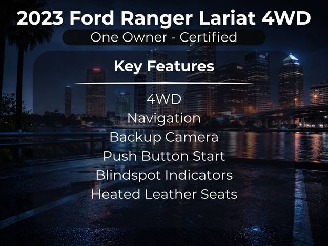 Certified 2023 Ford Ranger Lariat w/ Technology Package image 14