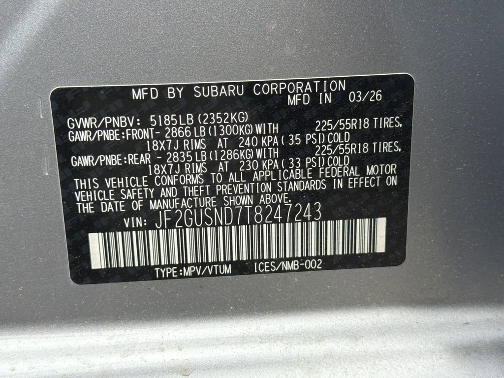 New 2026 Subaru Crosstrek 2.5i Limited AWD/4WD image 30