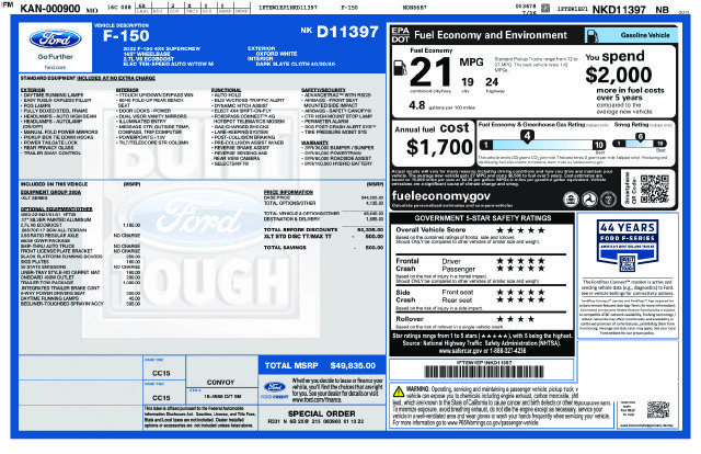Used 2022 Ford F150 XLT w/ Trailer Tow Package AWD/4WD image 30