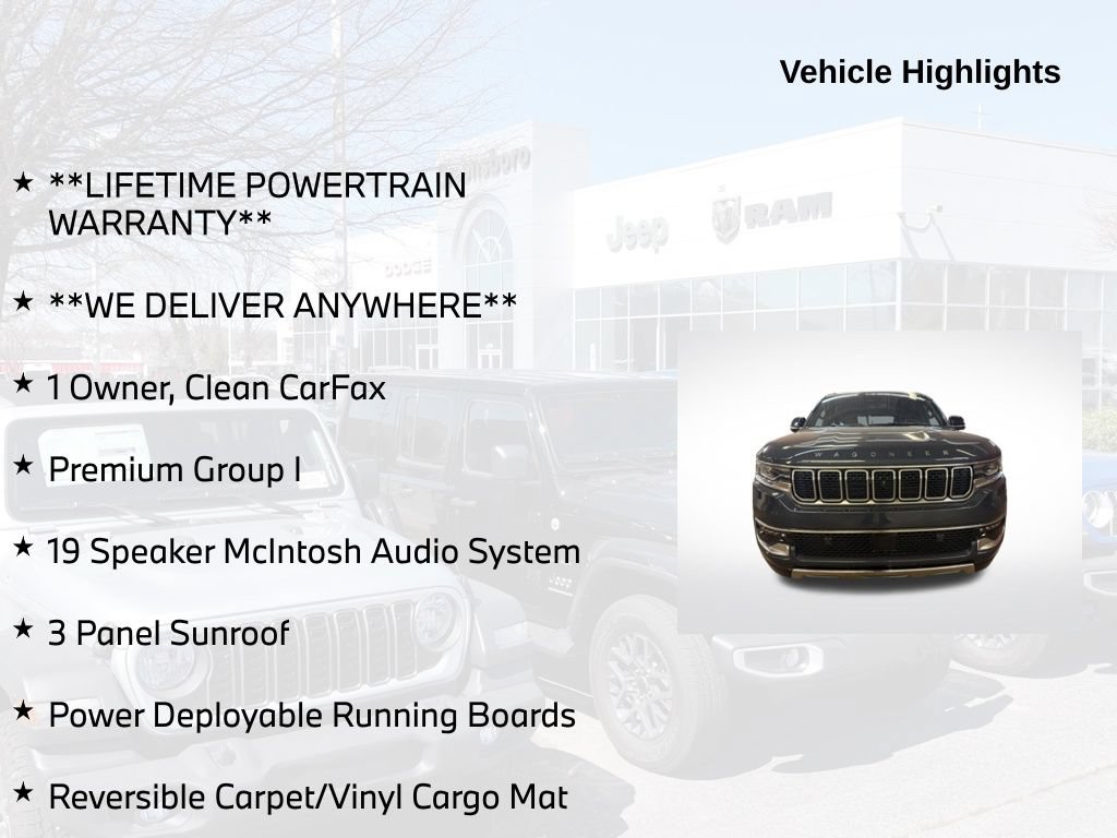 Used 2025 Jeep Wagoneer Series III w/ Premium Group I AWD/4WD image 5
