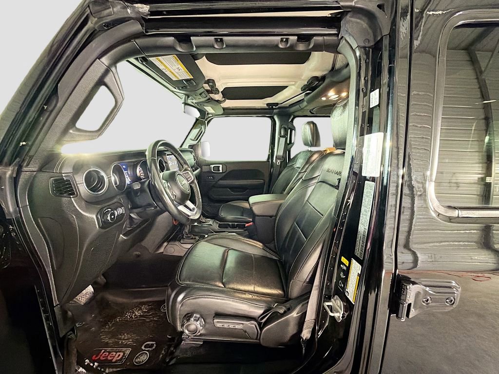 Used 2021 Jeep Wrangler Unlimited Sahara w/ Uconnect 4C Nav & Sound Group AWD/4WD image 22