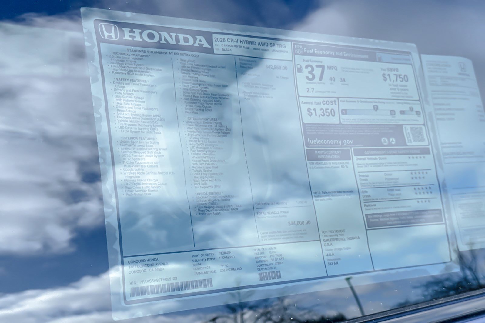 New 2026 Honda CR-V Sport Touring image 30