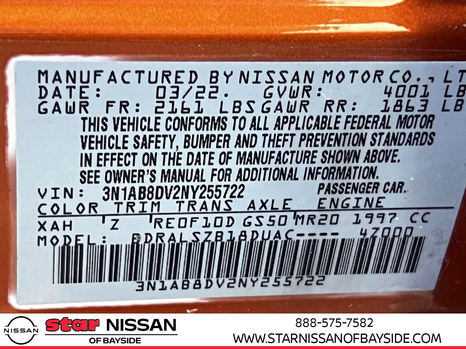 Used 2022 Nissan Sentra SR w/ SR Premium Package image 18