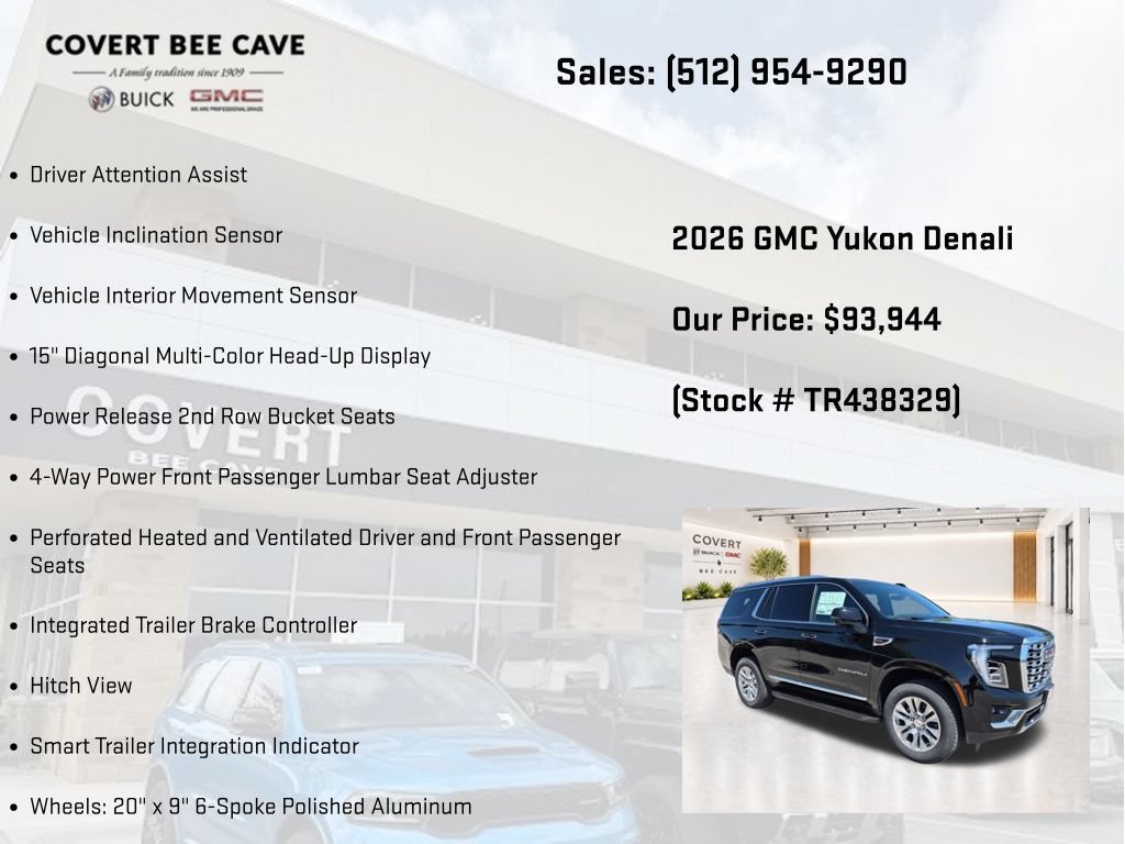 New 2026 GMC Yukon Denali w/ Advanced Technology Package AWD/4WD image 31