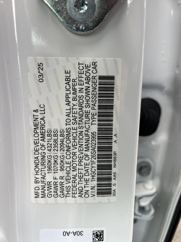 Certified 2025 Honda Accord LX image 10