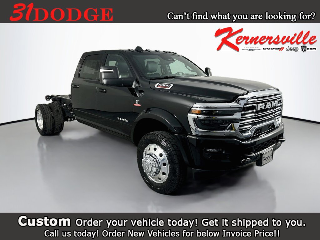 New 2026 RAM 4500 4x4 Crew Cab DRW w/ Laramie Trim Package