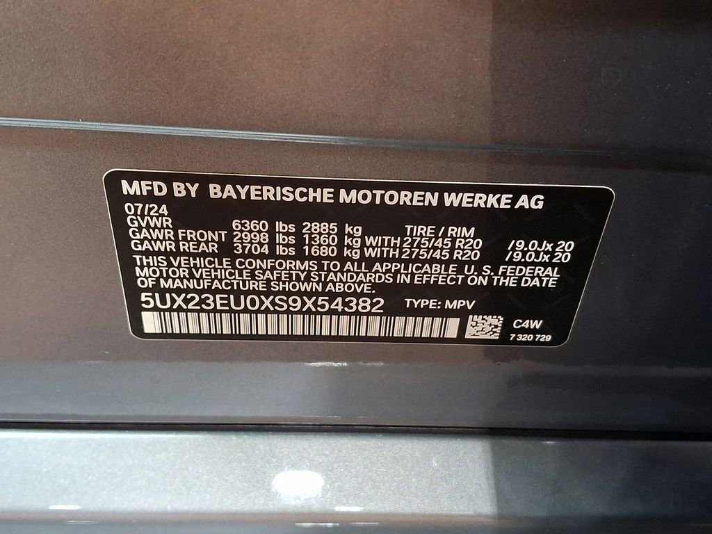 Certified 2025 BMW X5 xDrive40i w/ M Sport Package image 26