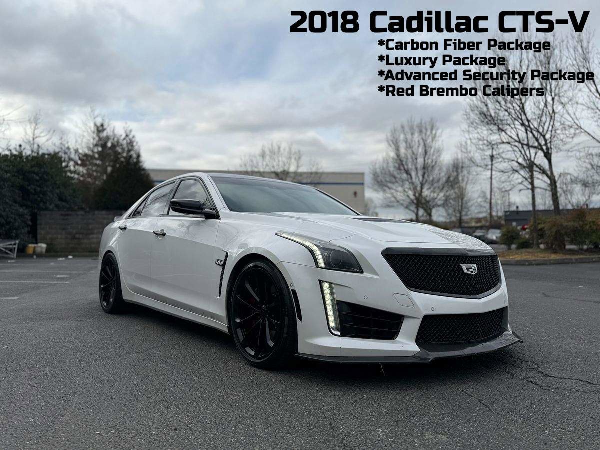 Used 2018 Cadillac CTS V w/ Carbon Fiber Package