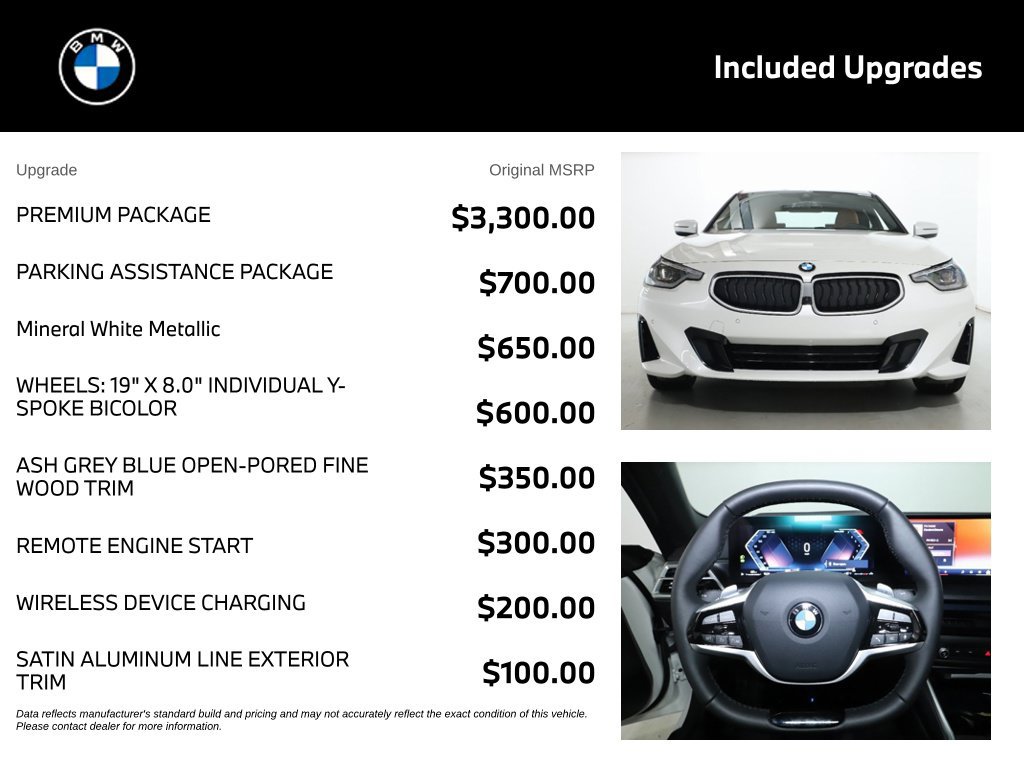 Used 2025 BMW 230i xDrive Coupe w/ Premium Package AWD/4WD image 4