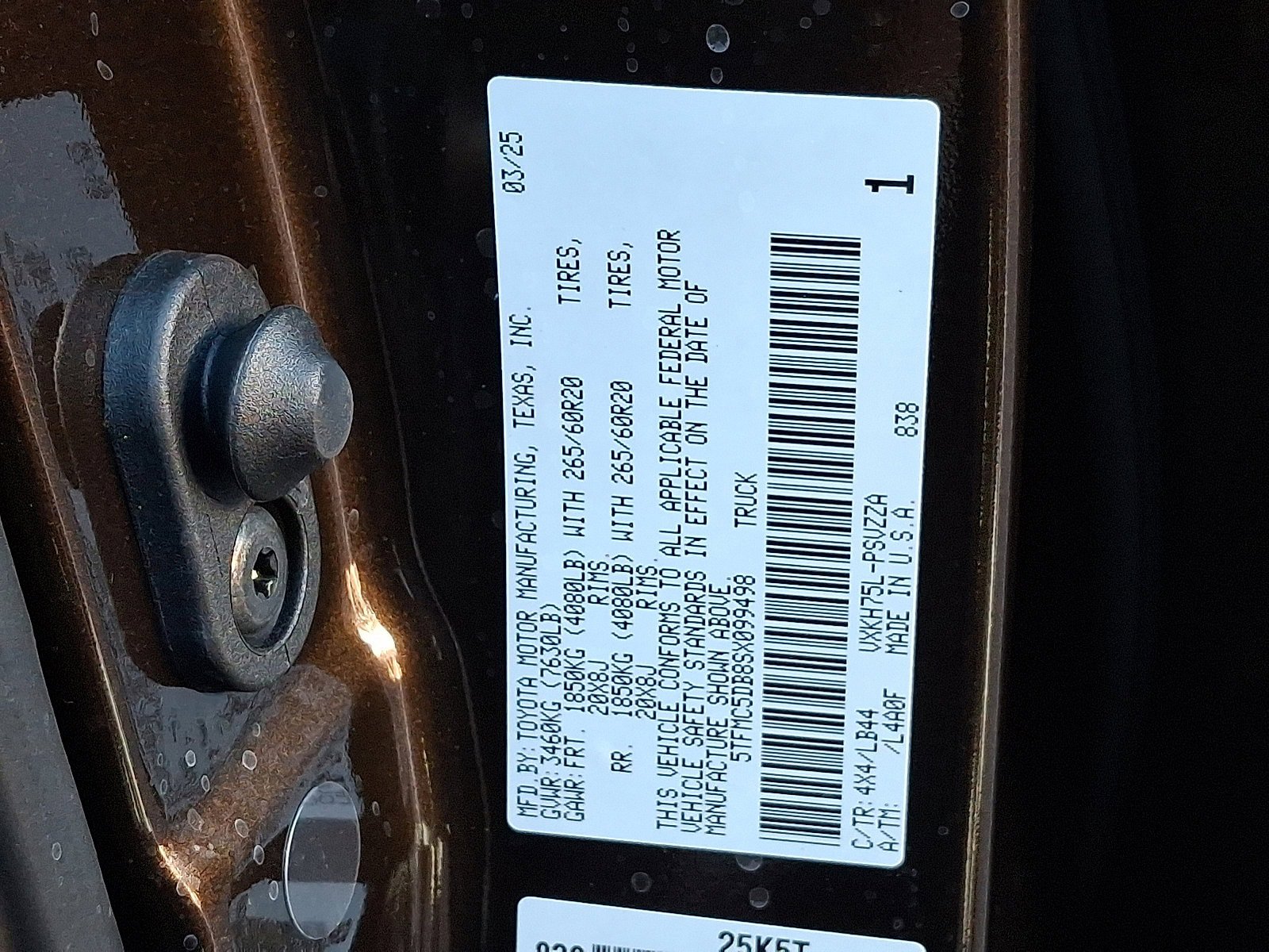Used 2025 Toyota Tundra 1794 Edition AWD/4WD image 27