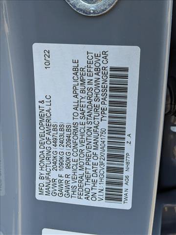 Certified 2022 Honda Accord Sport image 16