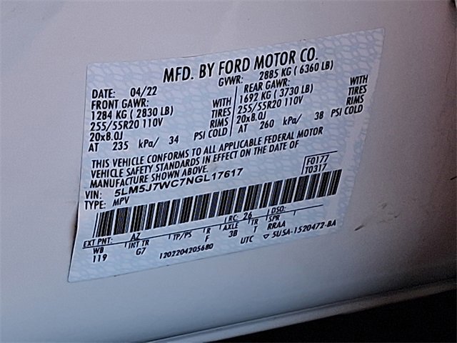 Used 2022 Lincoln Aviator Reserve w/ Elements Package Plus image 27