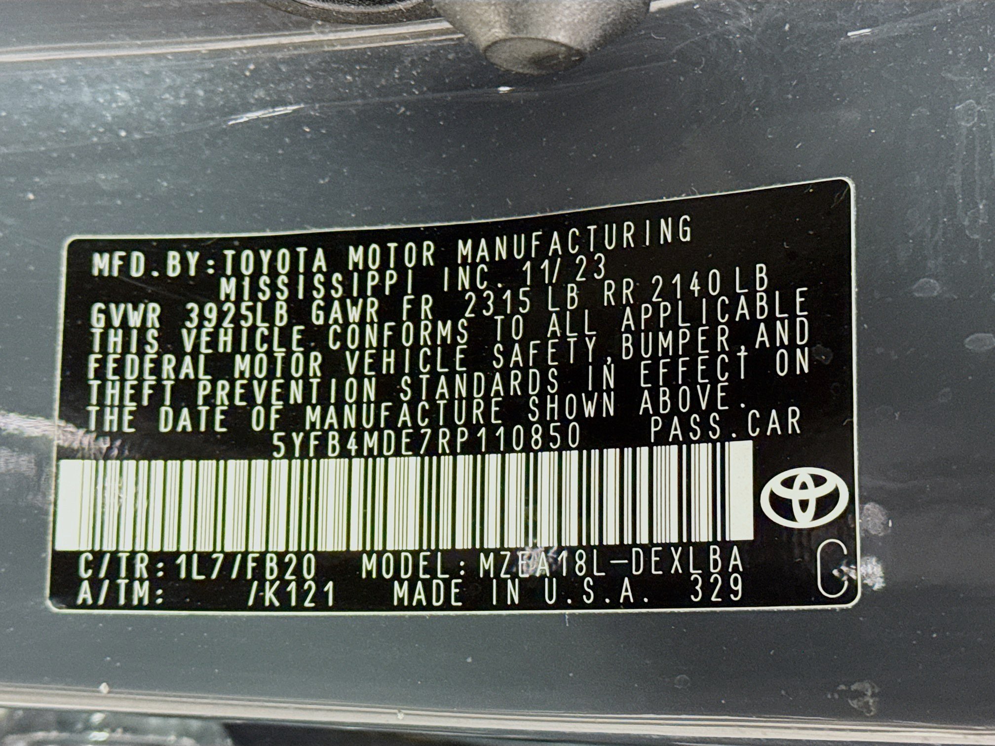 Certified 2024 Toyota Corolla LE FWD image 30