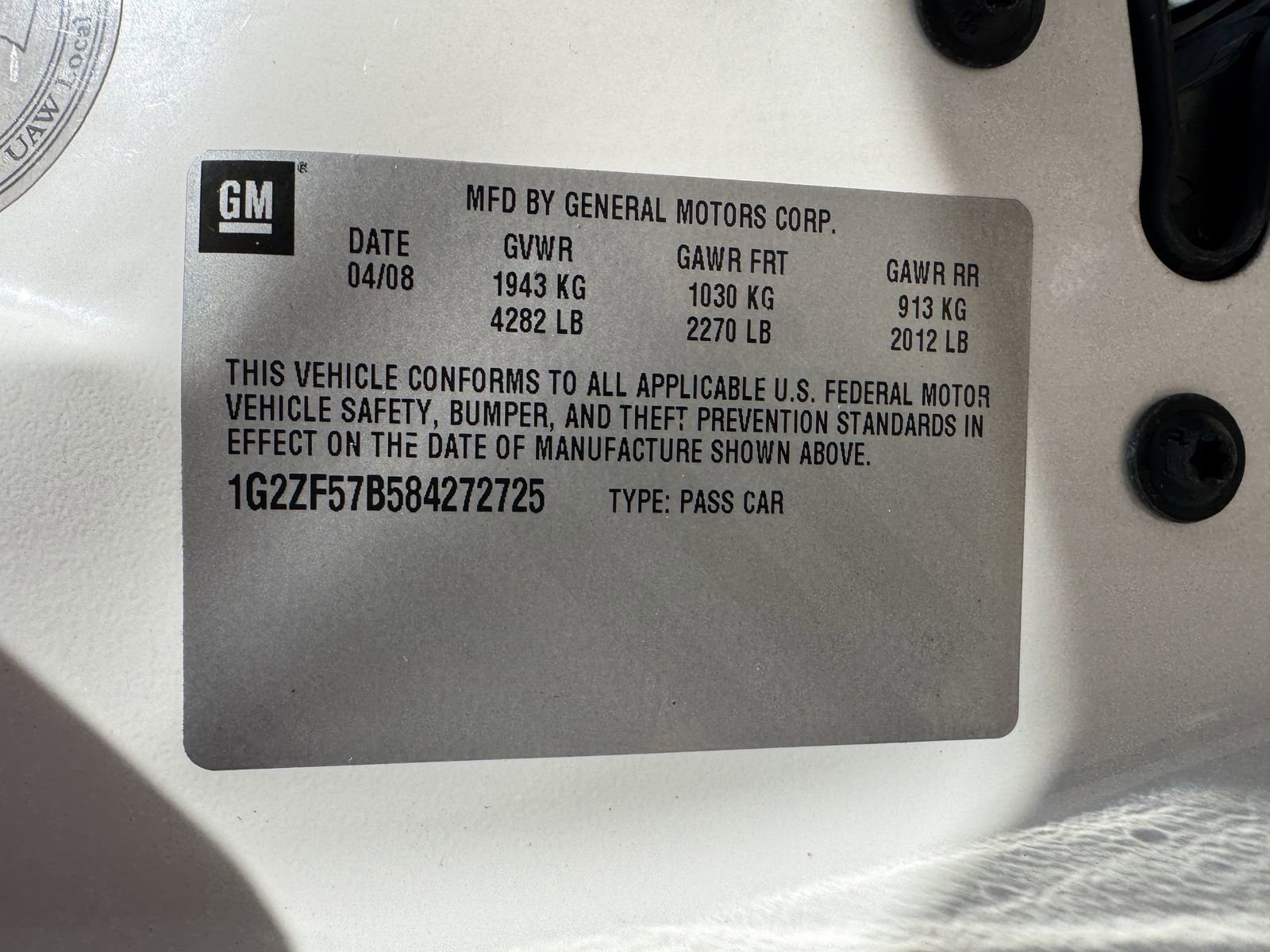 Used 2008 Pontiac G6 Value Leader image 26