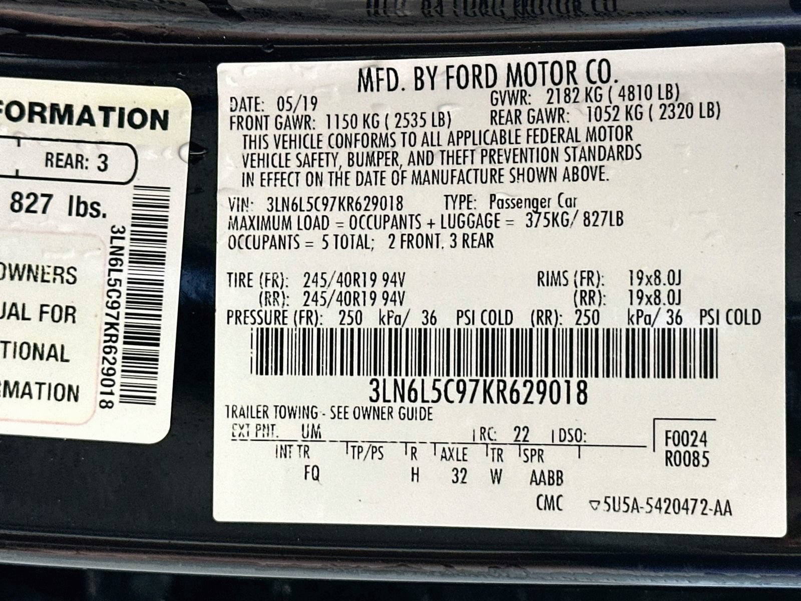 Used 2019 Lincoln MKZ Reserve w/ Reserve Plus Package FWD image 33