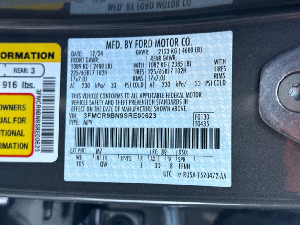 Used 2025 Ford Bronco Sport Big Bend w/ Convenience Package image 26