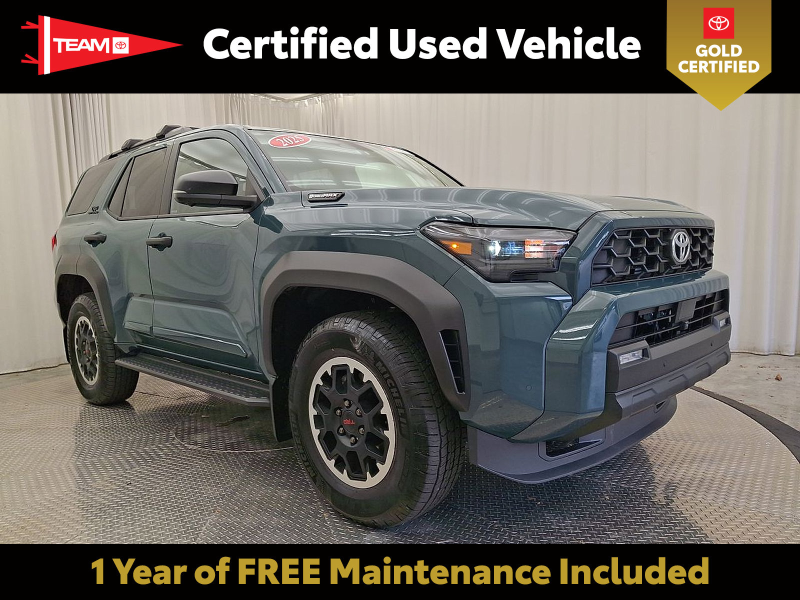 Certified 2025 Toyota 4Runner TRD Off-Road Premium w/ Tow Technology Package AWD/4WD image 1