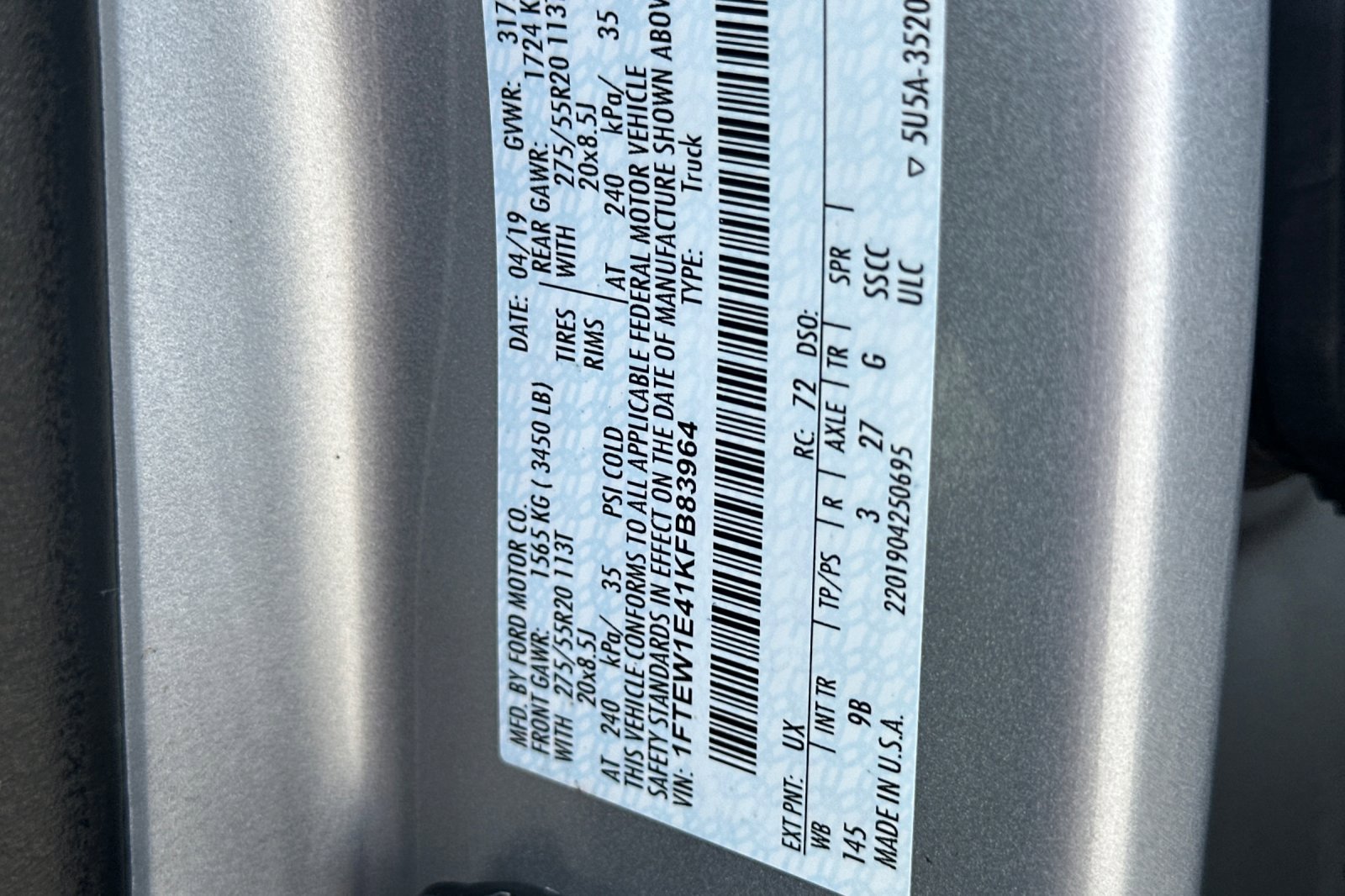 Used 2019 Ford F150 Platinum AWD/4WD image 29