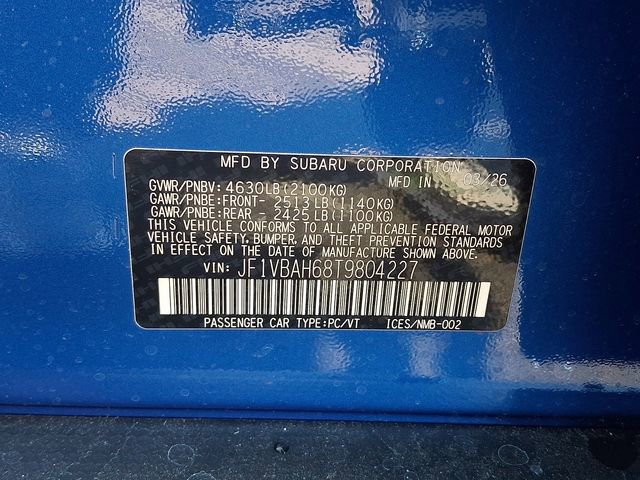 New 2026 Subaru WRX Premium AWD/4WD image 21