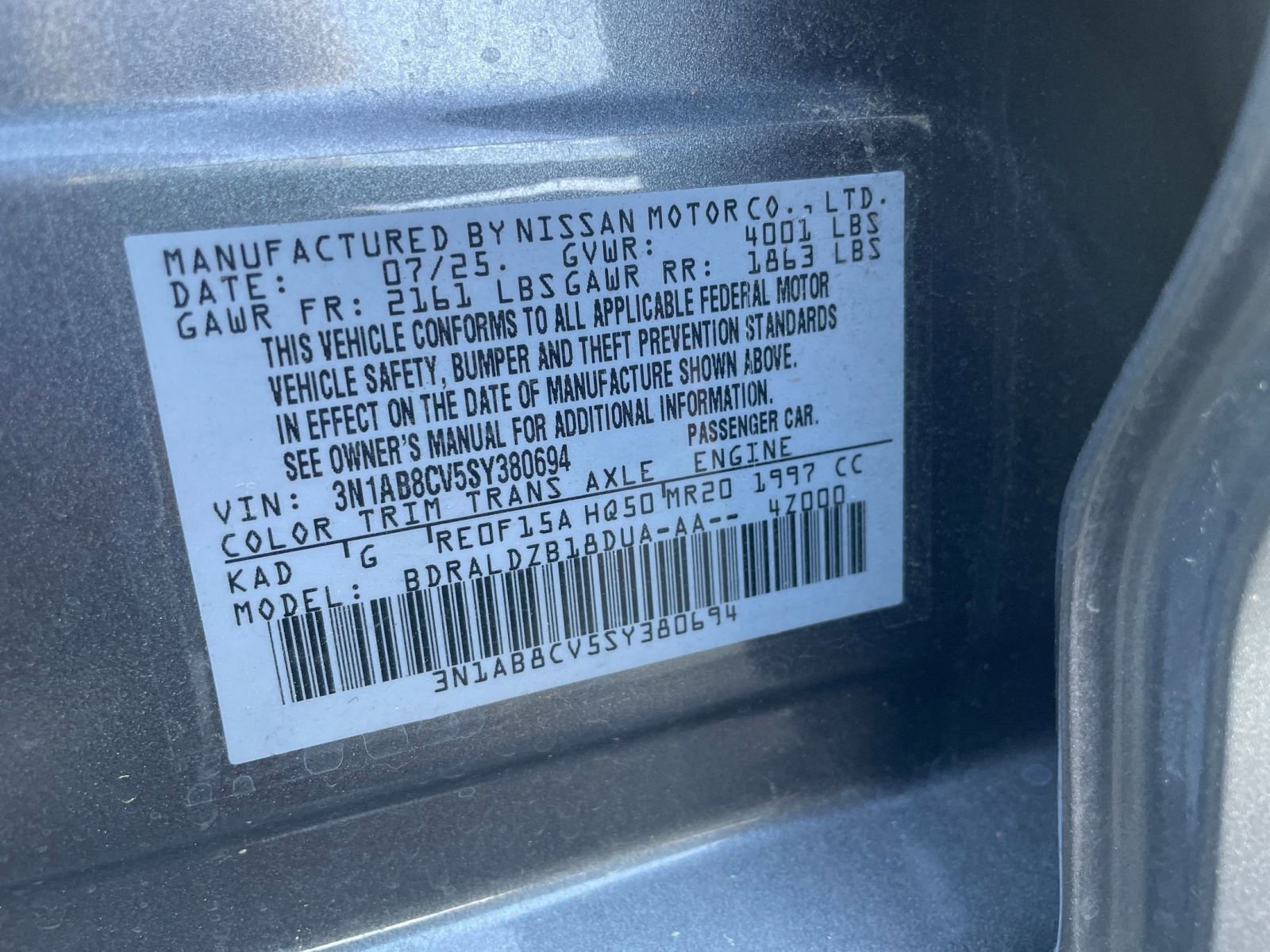 Used 2025 Nissan Sentra SV image 27