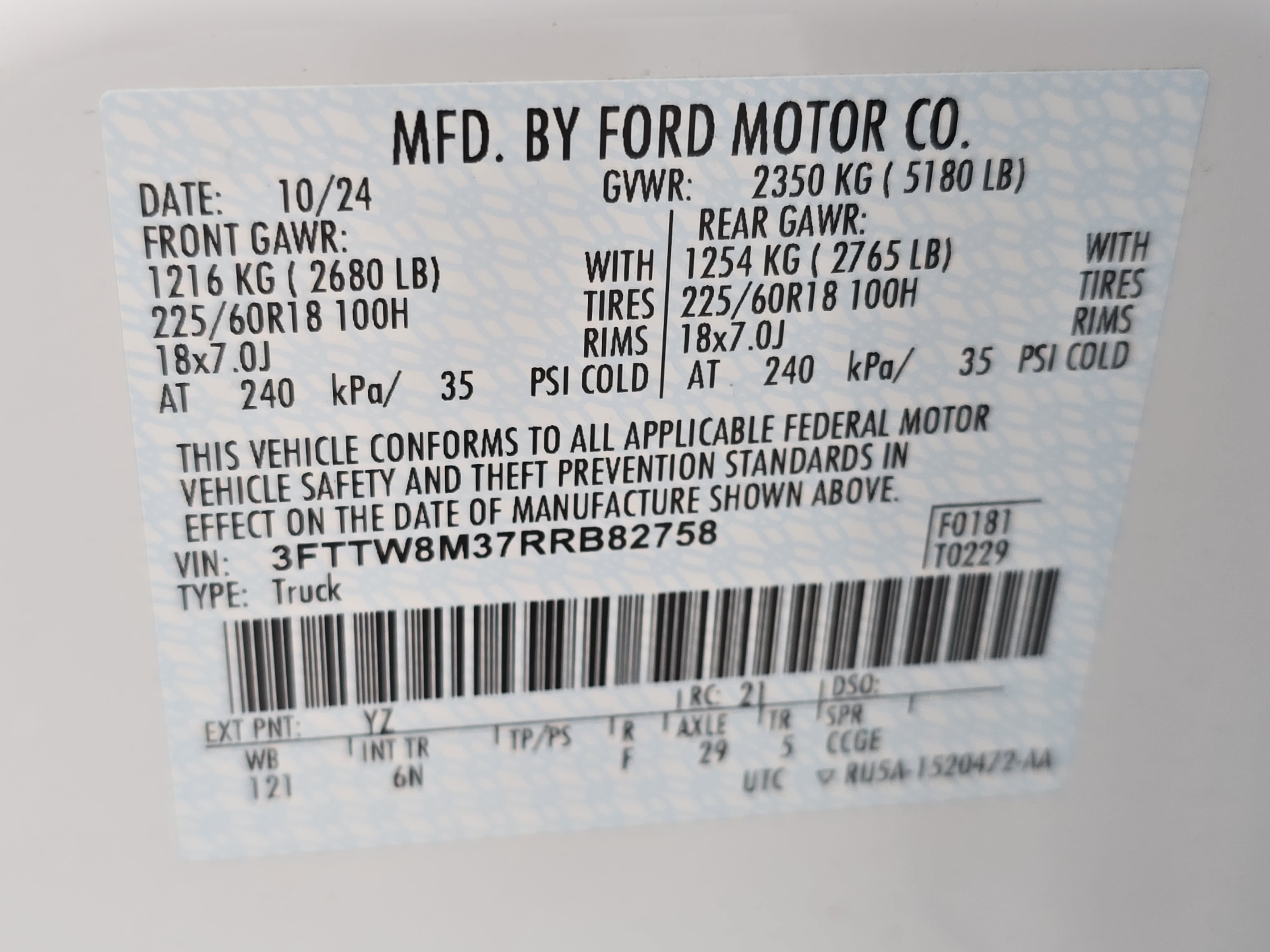 Used 2024 Ford Maverick Lariat FWD image 34