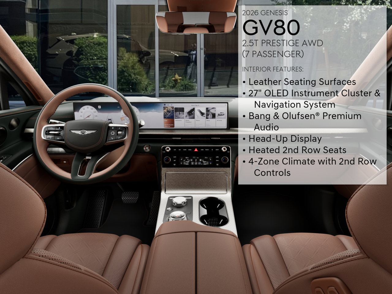 New 2026 Genesis GV80 2.5T Prestige AWD/4WD image 17