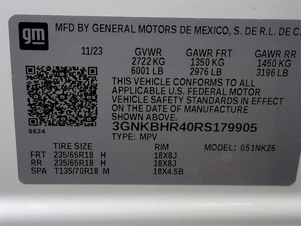 Certified 2024 Chevrolet Blazer LT w/ Convenience Package image 32