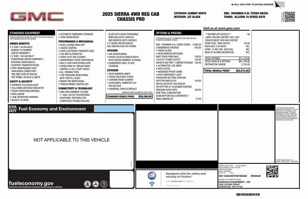 New 2025 GMC Sierra 3500 Pro w/ Convenience Package image 4