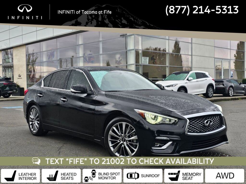 Used 2023 INFINITI Q50 Luxe w/ Cargo Package