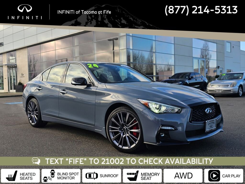 Used 2024 INFINITI Q50 Red Sport 400