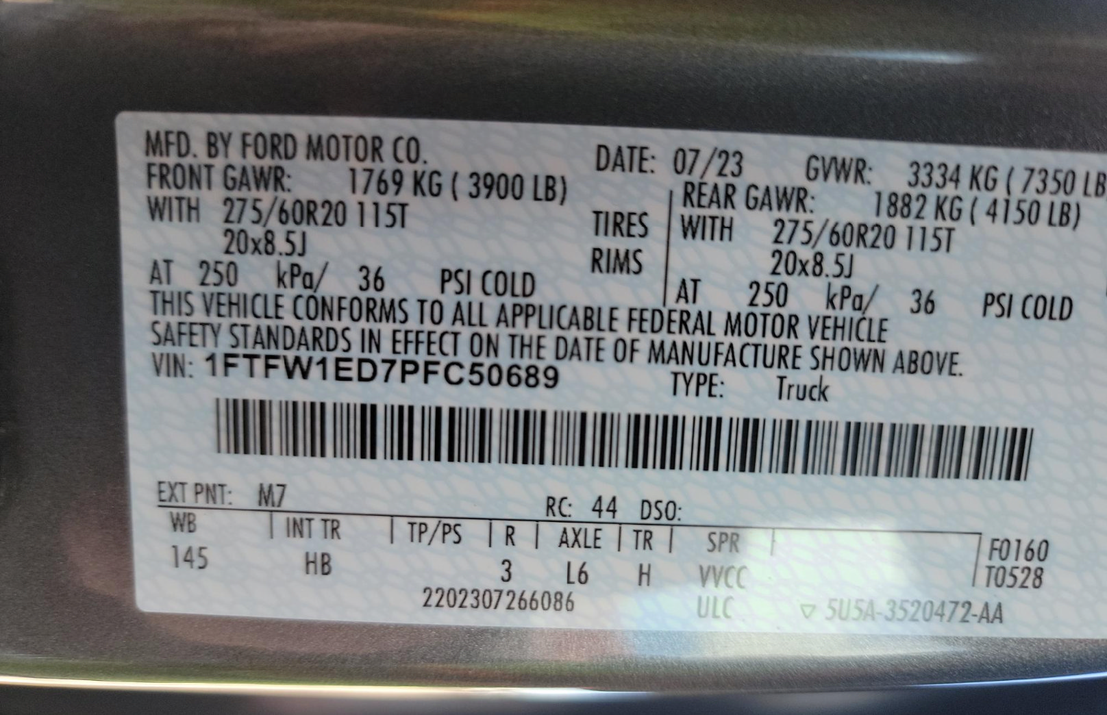 Used 2023 Ford F150 Lariat w/ Equipment Group 502A High AWD/4WD image 15