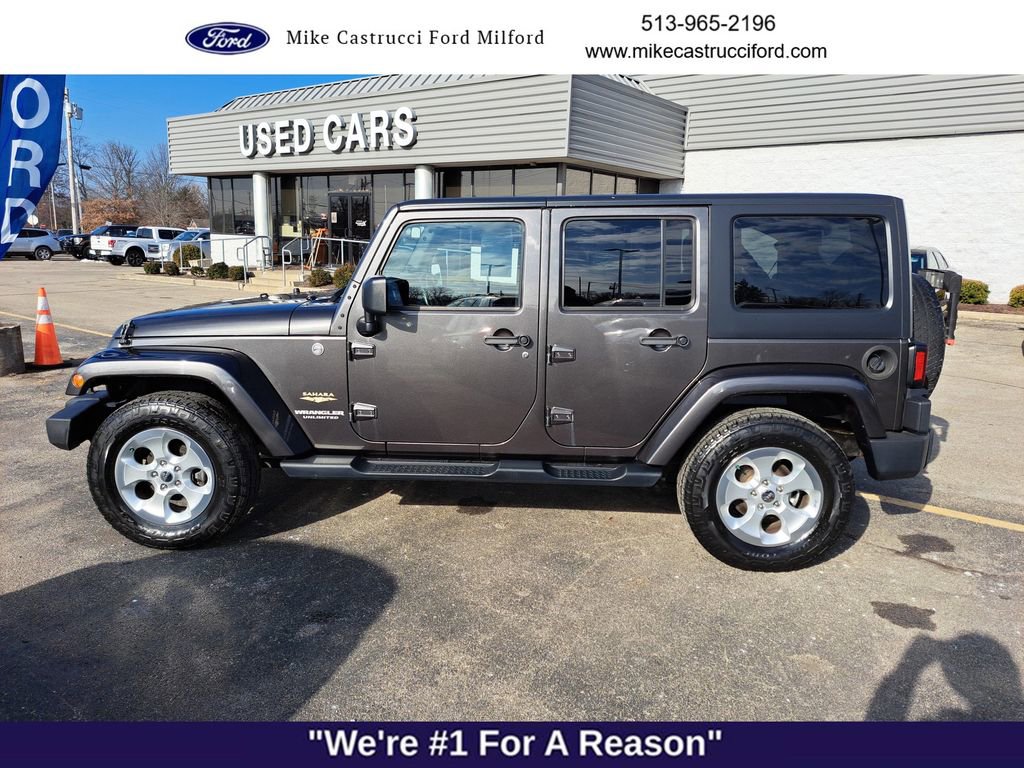 Used 2014 Jeep Wrangler Unlimited Sahara w/ Dual Top Group image 2