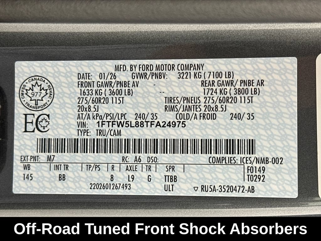 Used 2026 Ford F150 Lariat w/ Equipment Group 502A High AWD/4WD image 14