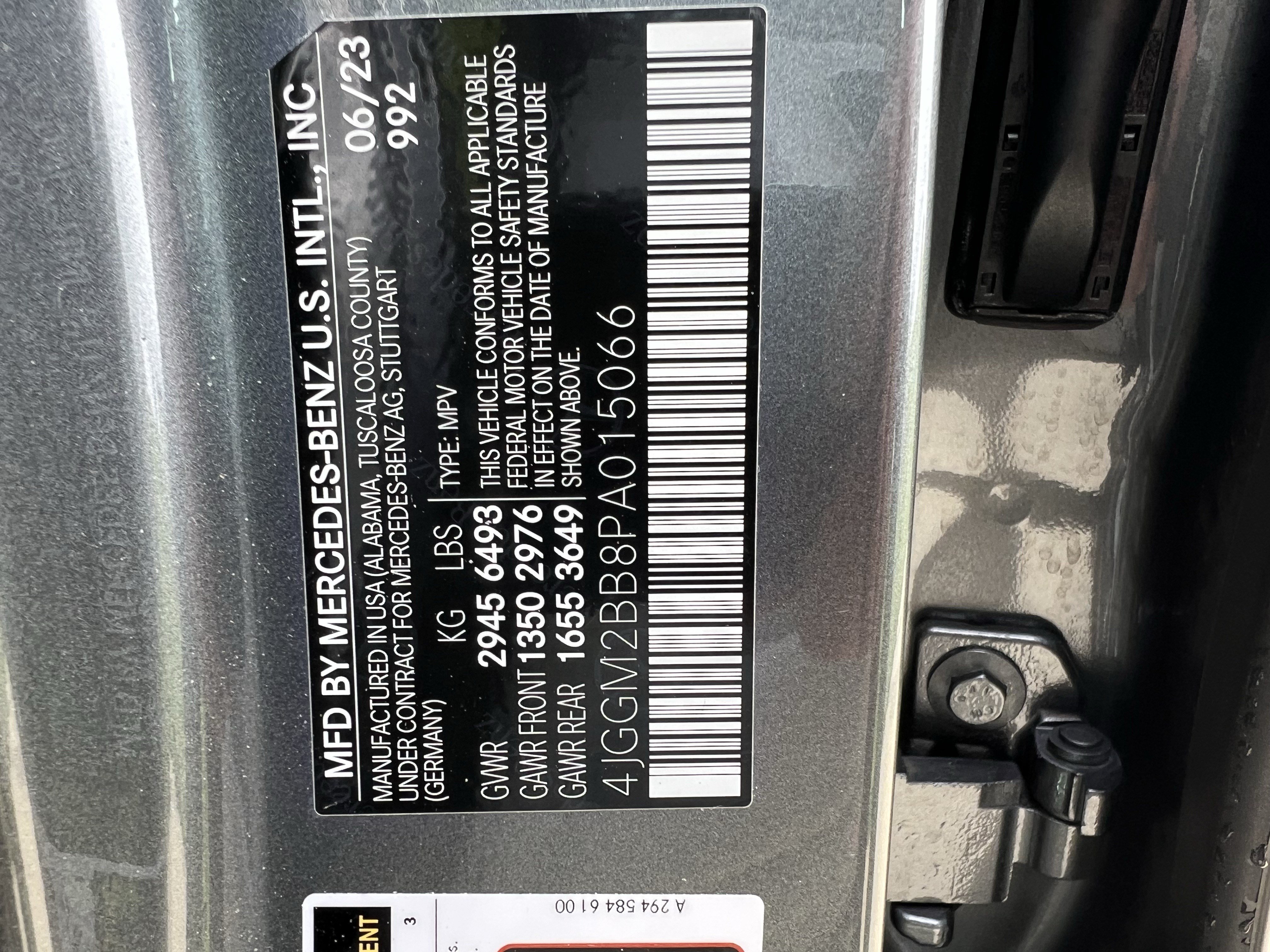 Certified 2023 Mercedes-Benz EQE 350+ SUV image 37
