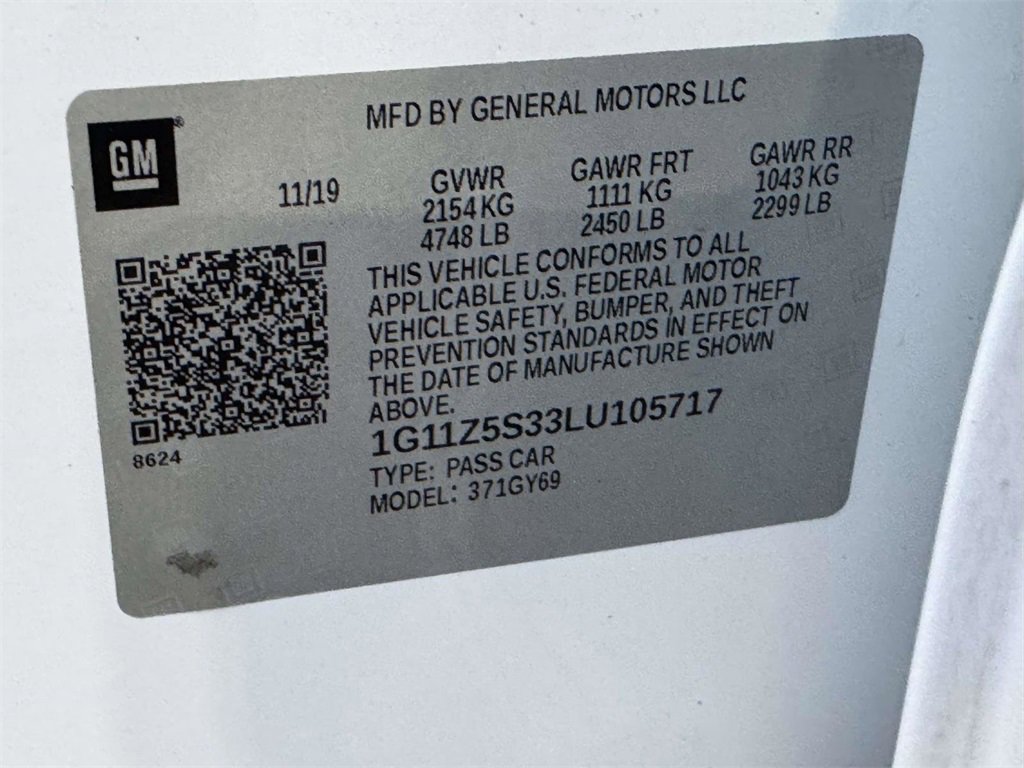 Used 2020 Chevrolet Impala LT w/ LT Convenience Package image 27