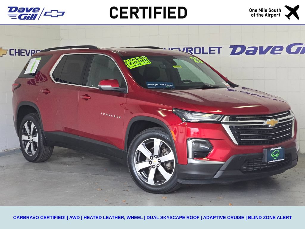 Certified 2023 Chevrolet Traverse LT w/ LT Premium Package AWD/4WD 360° Tour