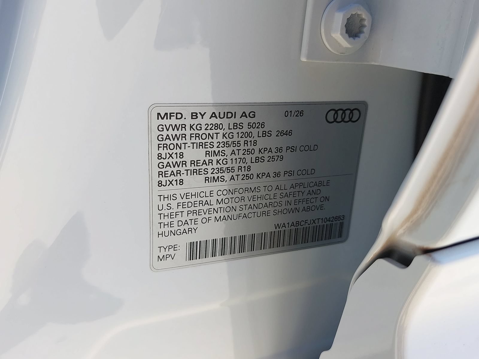 Certified 2026 Audi Q3 quattro 2.0T AWD/4WD image 41