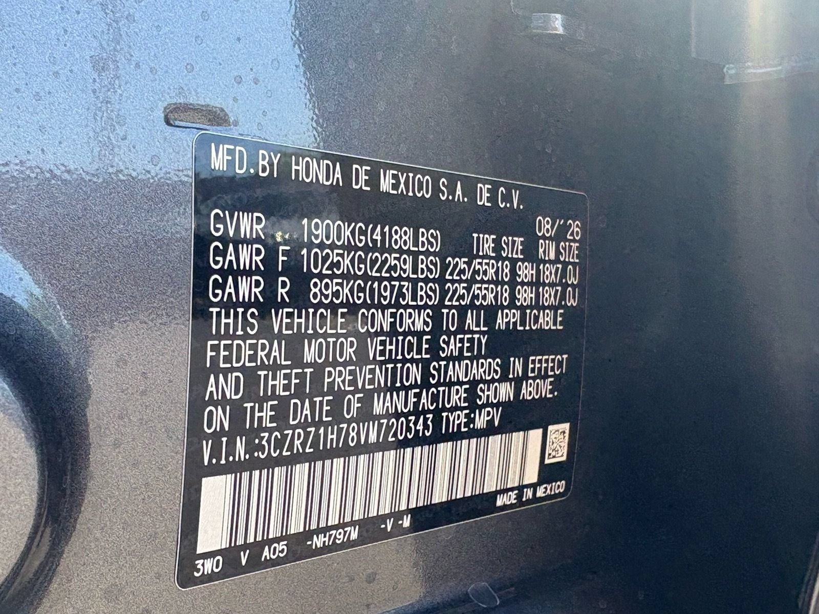 New 2027 Honda HR-V EX-L image 34