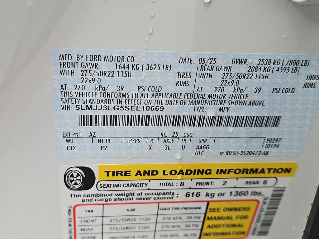 New 2025 Lincoln Navigator L Reserve w/ Jet Appearance Package image 31