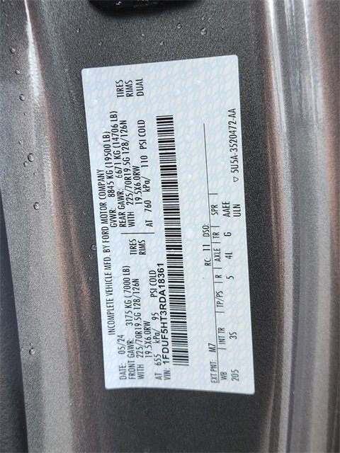 New 2024 Ford F550 4x4 Regular Cab Super Duty w/ XLT Value Package image 26