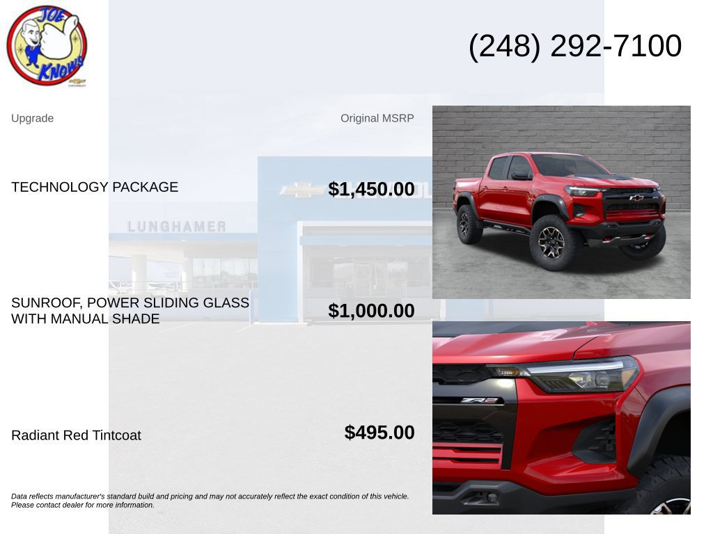 New 2026 Chevrolet Colorado ZR2 w/ Technology Package AWD/4WD image 5