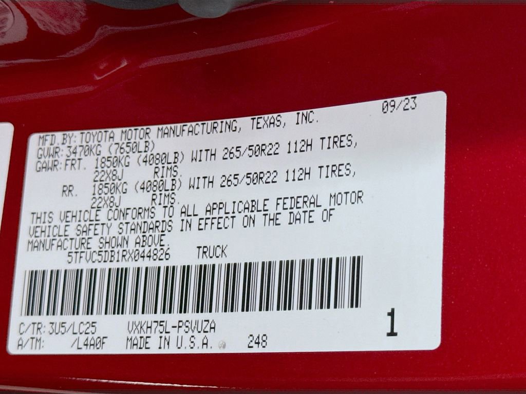 Used 2024 Toyota Tundra Capstone image 32