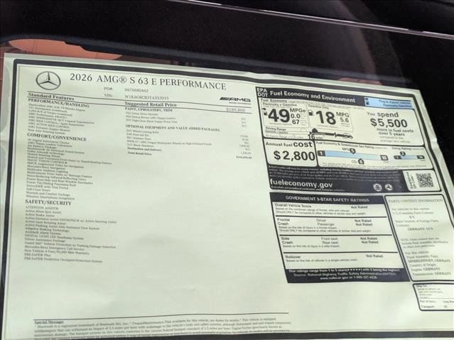 New 2026 Mercedes-Benz S 63 AMG S image 21