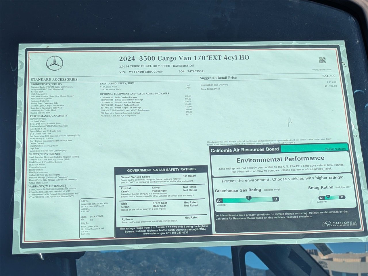 Used 2024 Mercedes-Benz Sprinter 3500 image 15