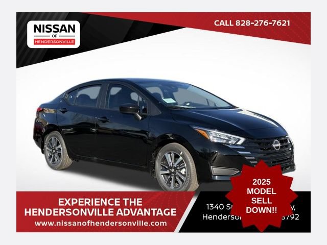New 2025 Nissan Versa SV w/ Trunk Package FWD image 1