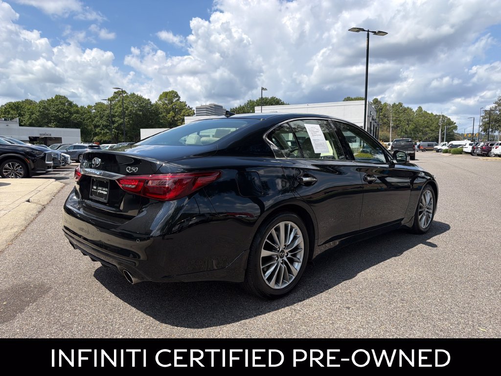 Certified 2023 INFINITI Q50 Luxe w/ Cargo Package RWD image 12