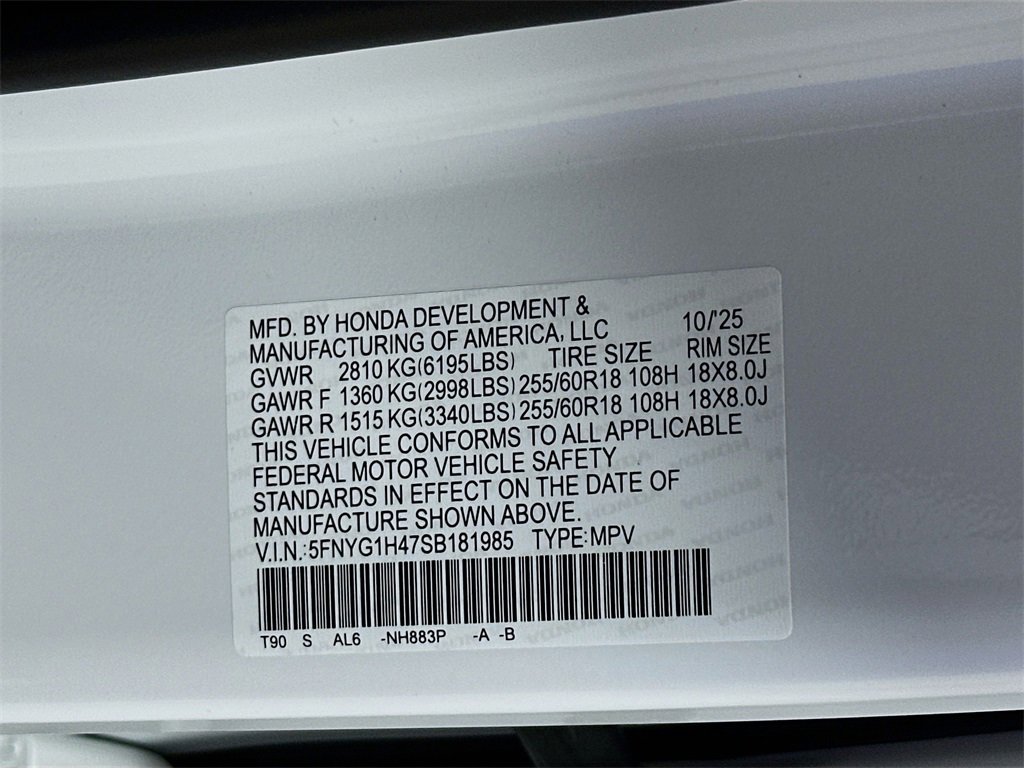 New 2025 Honda Pilot EX-L image 27