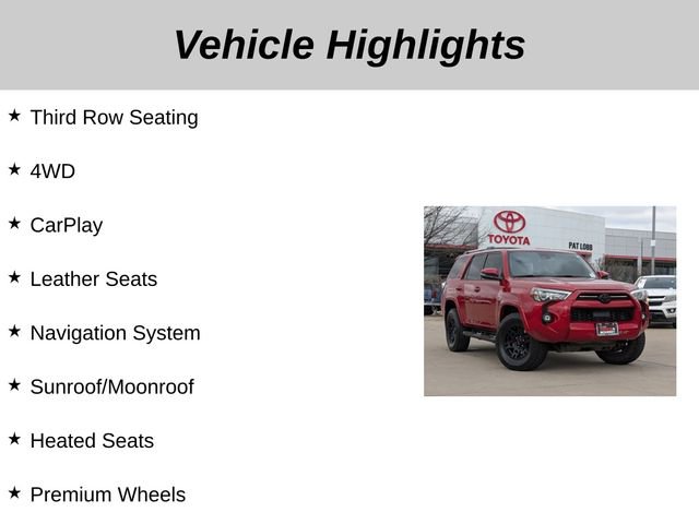 Used 2023 Toyota 4Runner SR5 Premium w/ Moonroof Package image 5