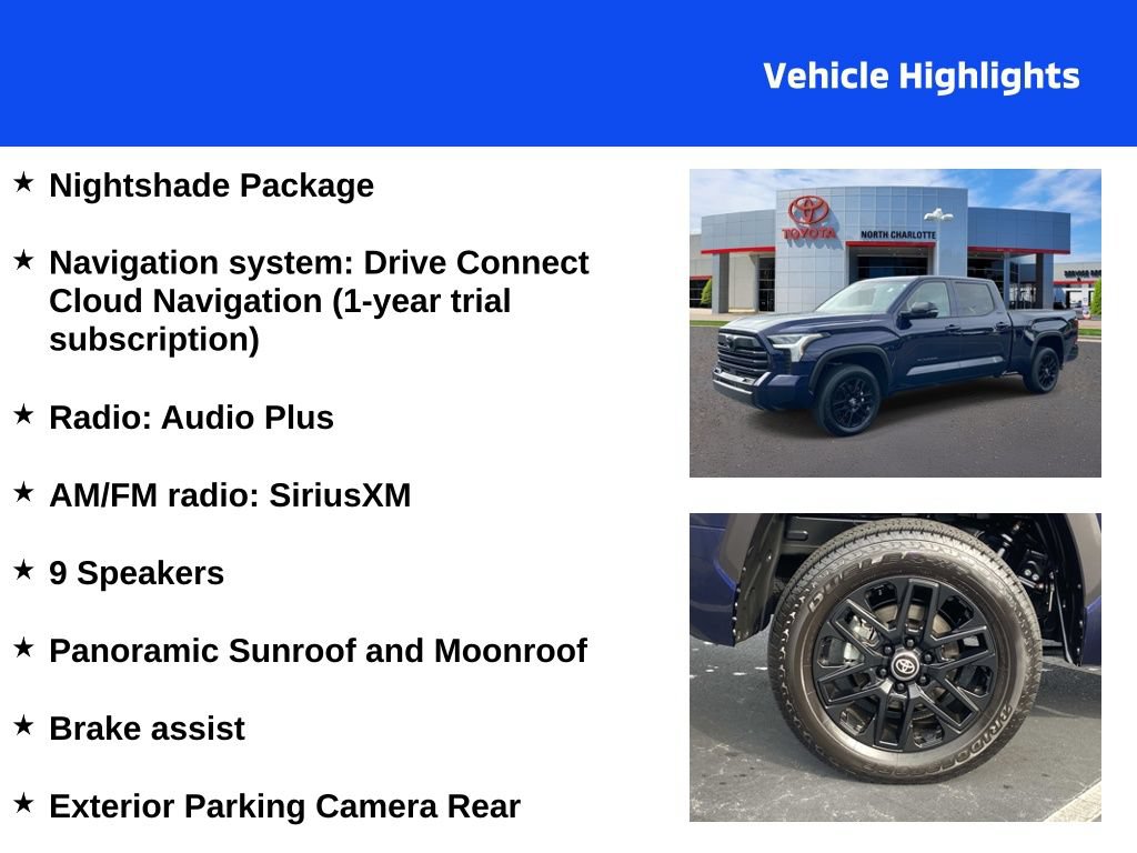 Used 2026 Toyota Tundra Limited w/ Nightshade Package AWD/4WD image 4