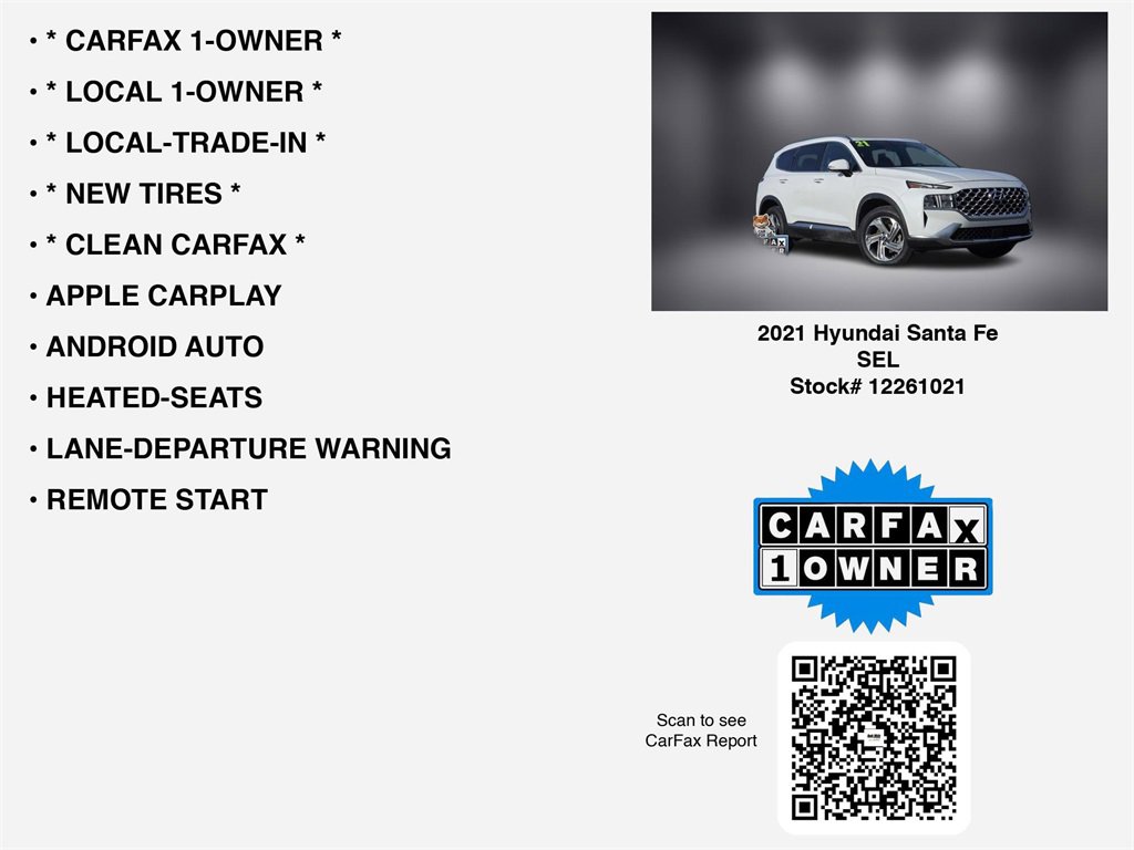 Used 2021 Hyundai Santa Fe SEL w/ Convenience Package image 7